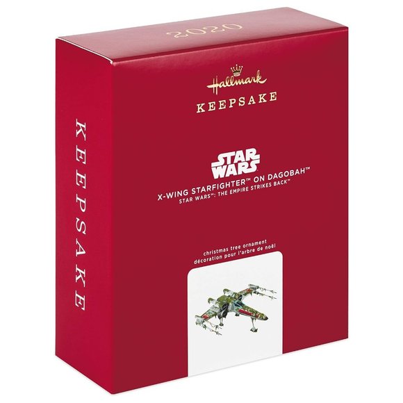 New! Star Wars Dagobah X-Wing Hallmark Keepsake Ornament Empire Strikes Back - Picture 1 of 5